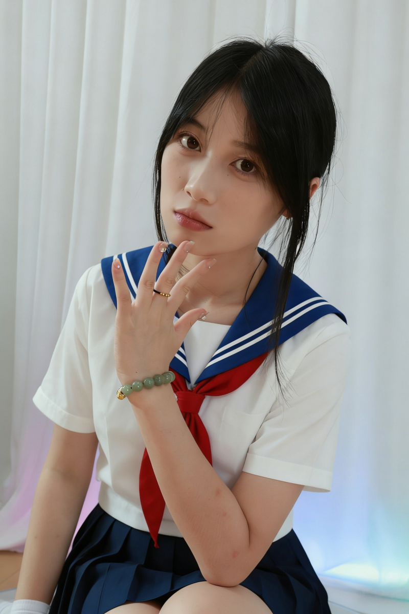 图片[4]-707期 宁宁JK水手服-觅影